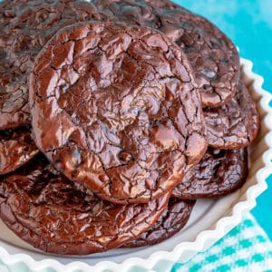 Pile of chocolate cookies