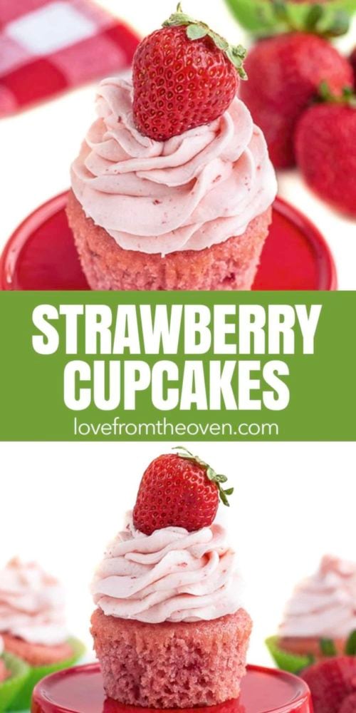 Strawberry cupcakes