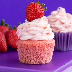 Strawberry cupcakes