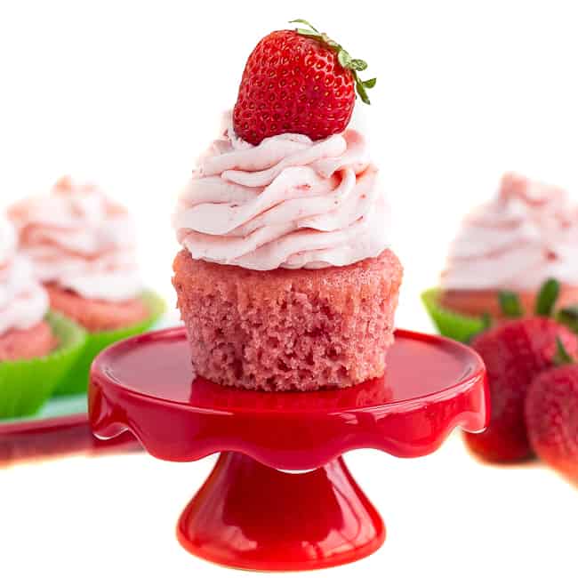 Strawberry cupcakes