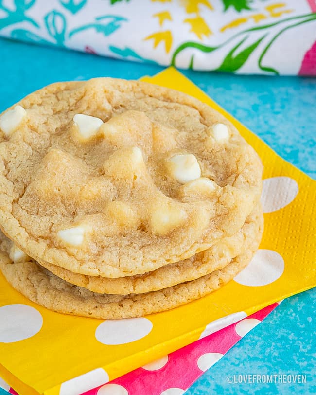 A close up of food on a table, with Cookies