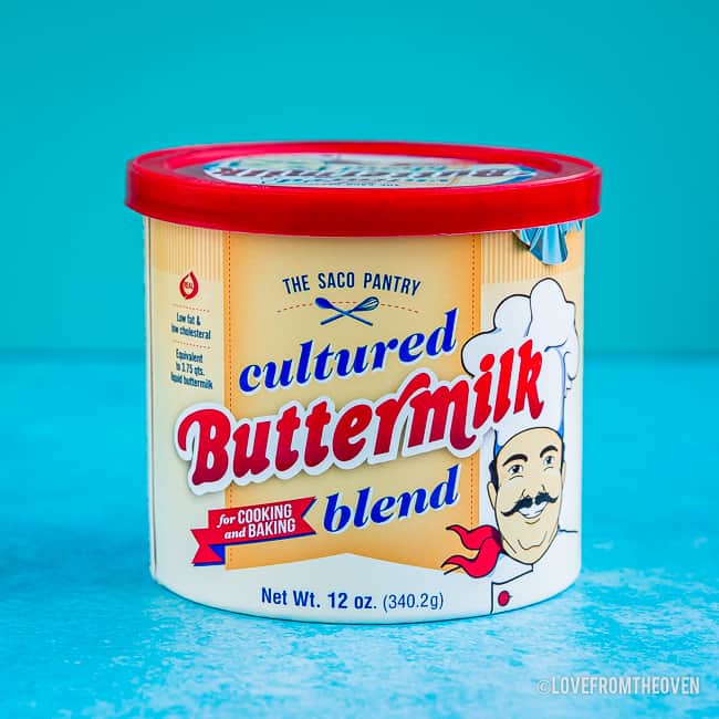 A can of buttermilk powder