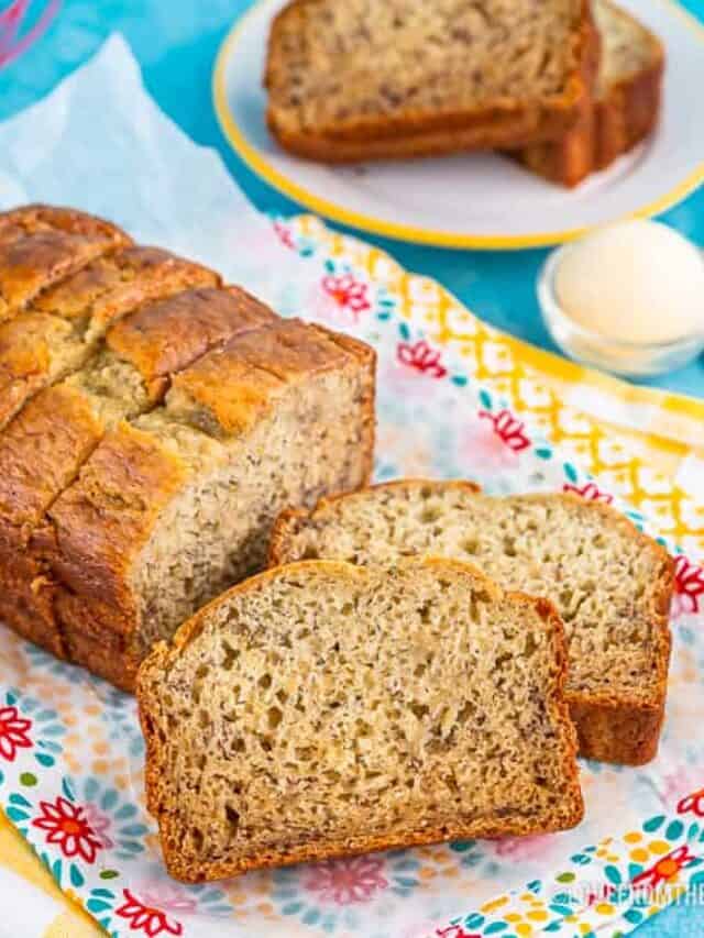 Moist Banana Bread With Sour Cream Story • Love From The Oven
