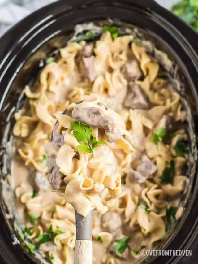 Slow Cooker Beef Stroganoff Story