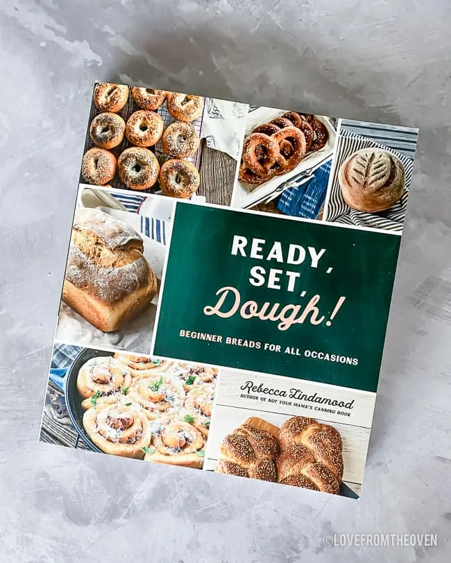 Picture of a cookbook called Ready Set Dough