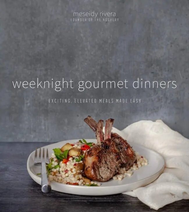 Cover of weeknight gourmet dinners cookbook