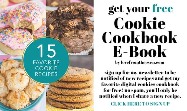 graphic for a cookie cookbook