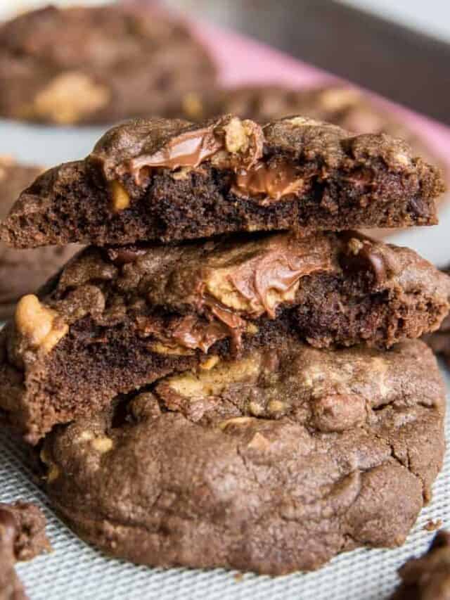 Chocolate Peanut Butter Cookies