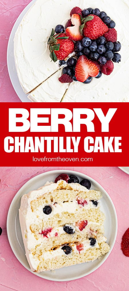 Photos of berry chantilly cake