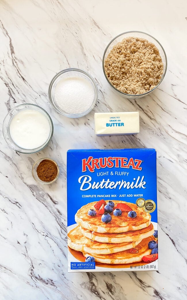 ingredients to make cinnamon rolls without yeast