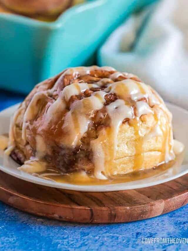 Giant Homemade Cinnamon Rolls Story