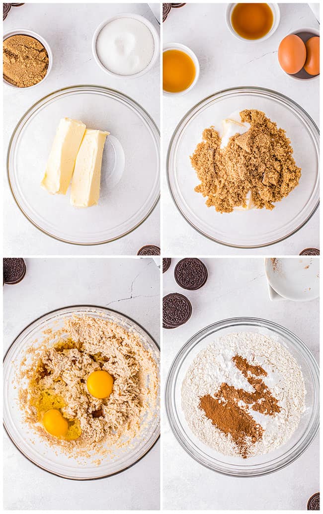 Step by step photos to make chocolate chip cookies