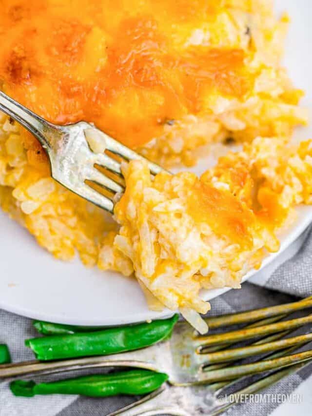 Cheesy Hashbrown Casserole Story
