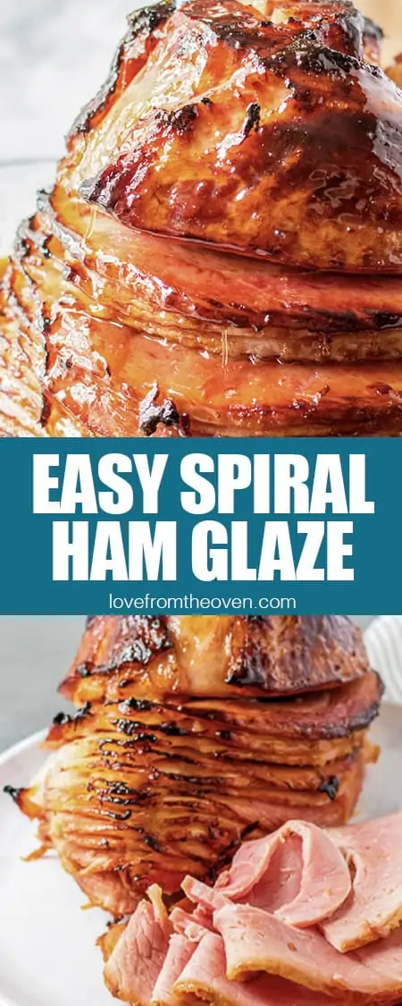 spiral ham with ham glaze