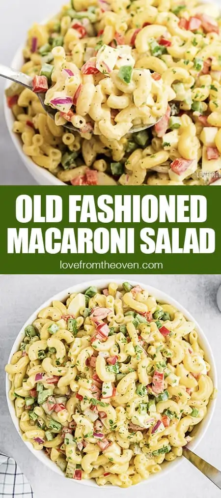 bowls of macaroni salad