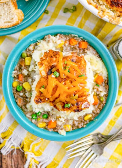 An overhead photo of shepards pie