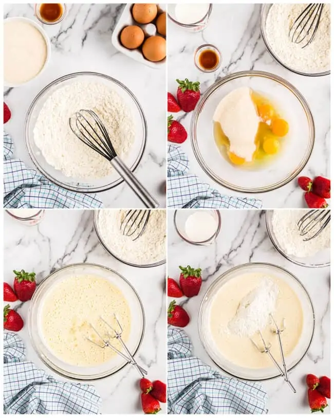 step by step photos to make tres leches cake