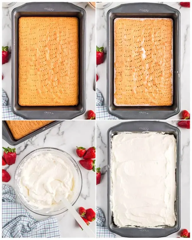 step by step photos of how to make an easy tres leches cake