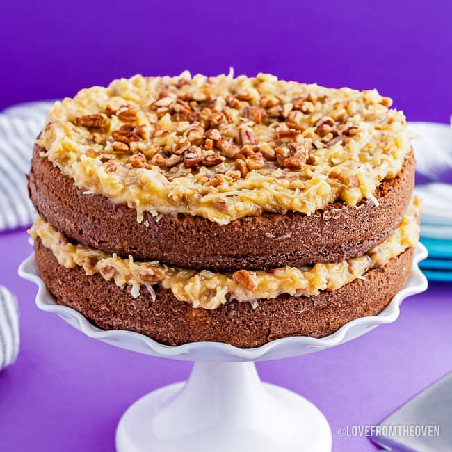 A Bakers German Chocolate Cake