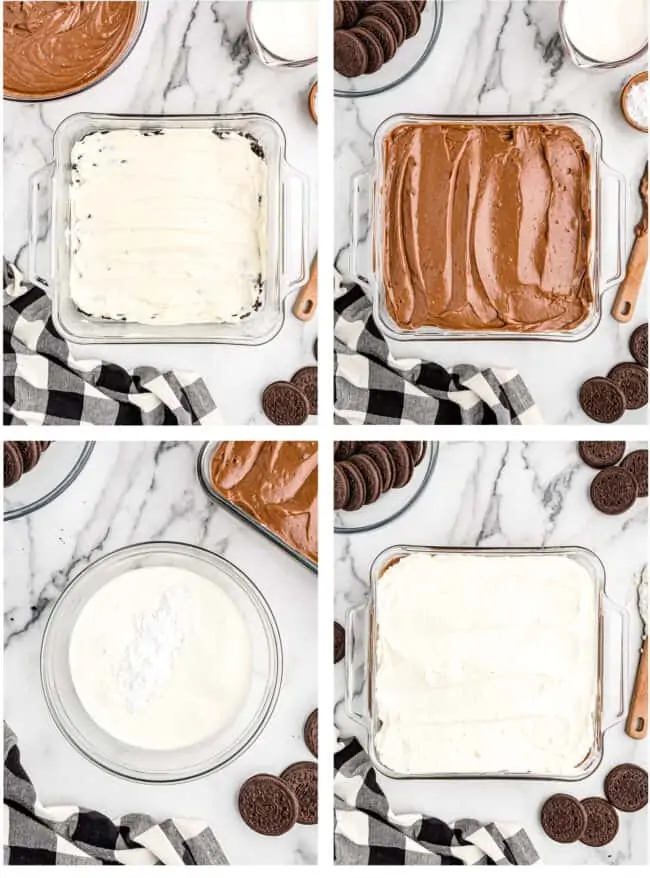 photos showing how to make a dirt cake