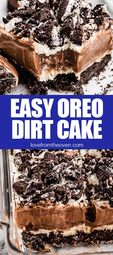 photos of oreo dirt cake