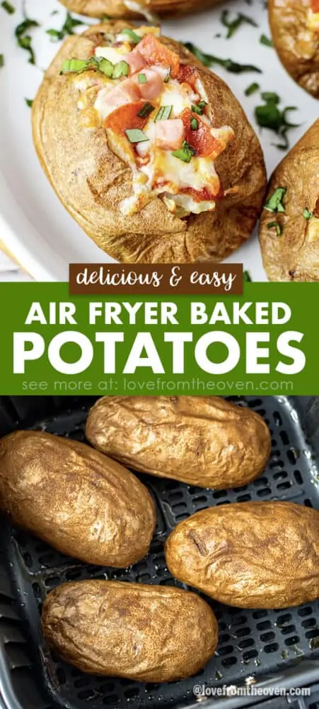 photos of baked potatoes in air fryer