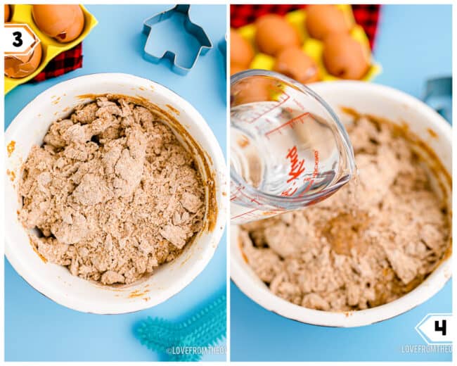 ingredients for dog treats in a bowl