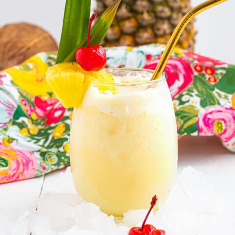 A frozen pina colada.