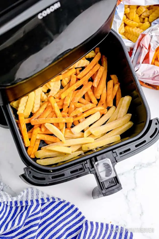 French Fries in an air fryer