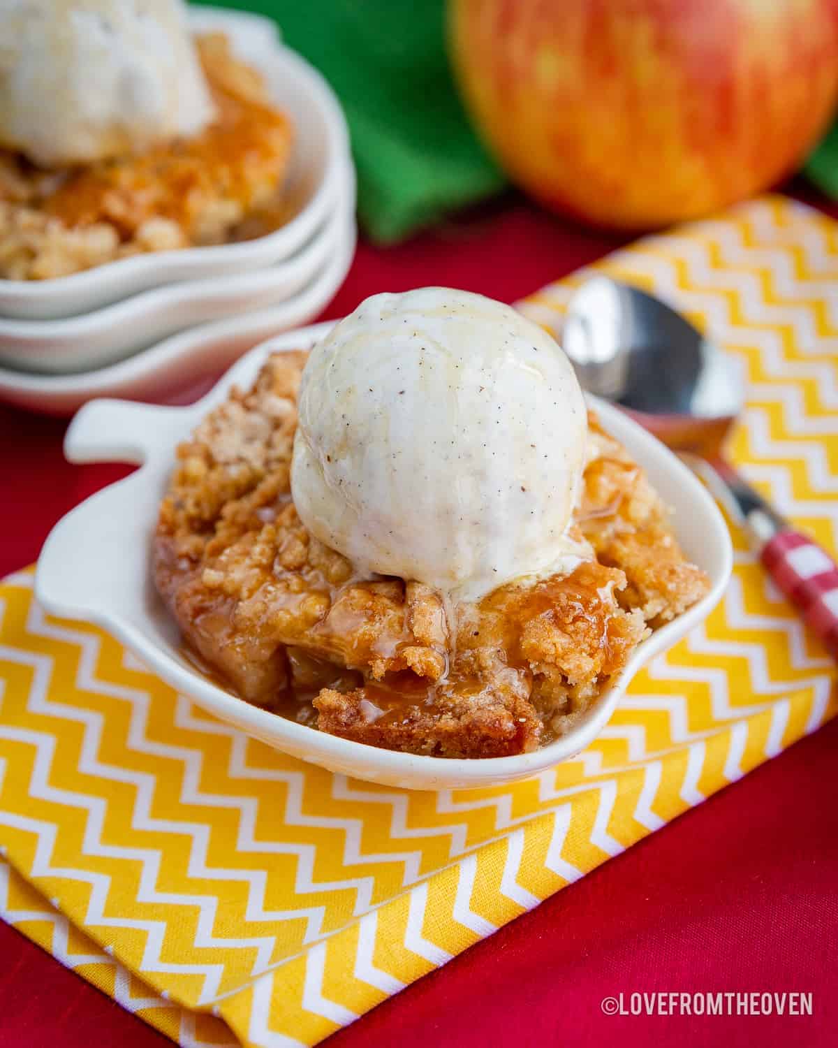 The Best Easy Apple Cobbler Recipe • Love From The Oven