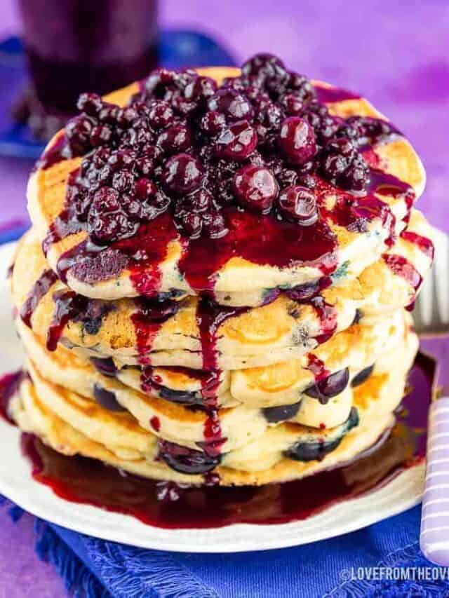 Easy Blueberry Pancakes Story