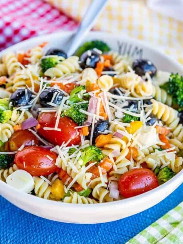 Easy Rotini Pasta Salad Story