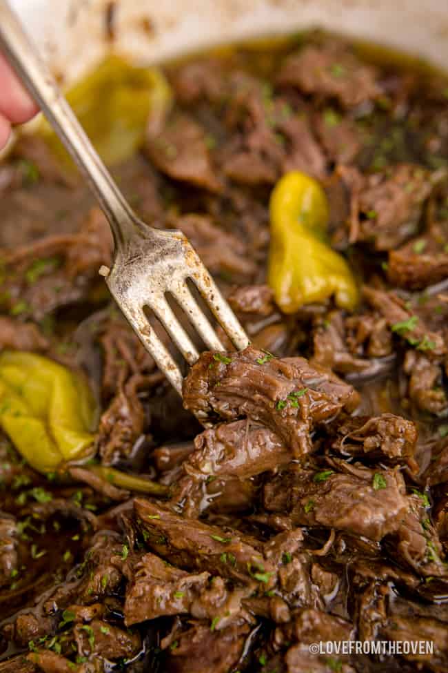 close up of roast 