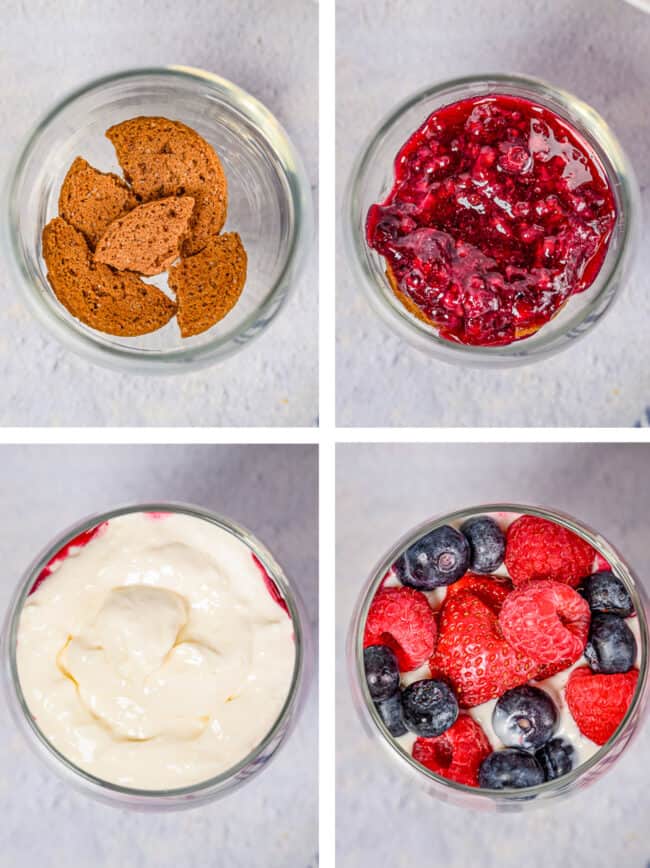 how to make a berry parfait