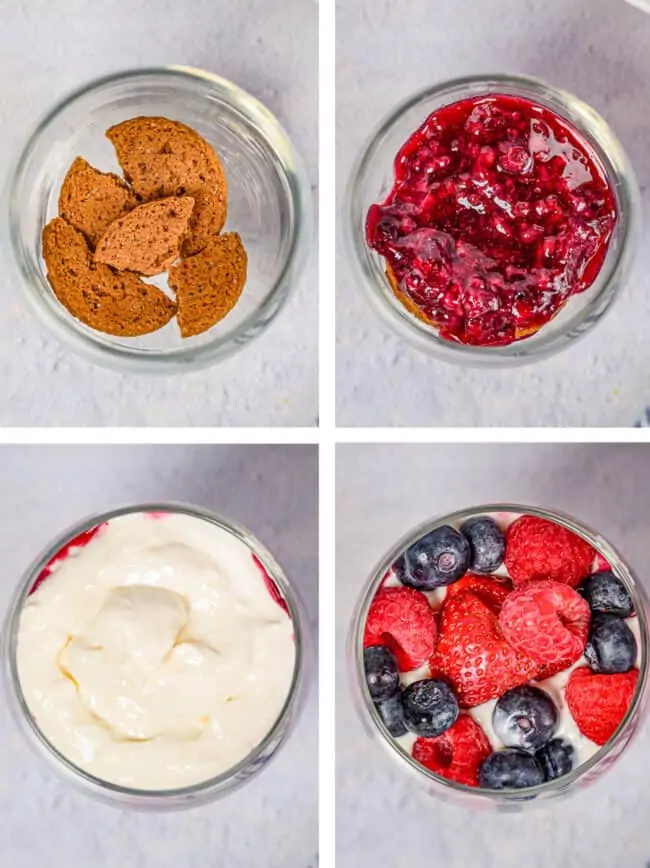 how to make a berry parfait