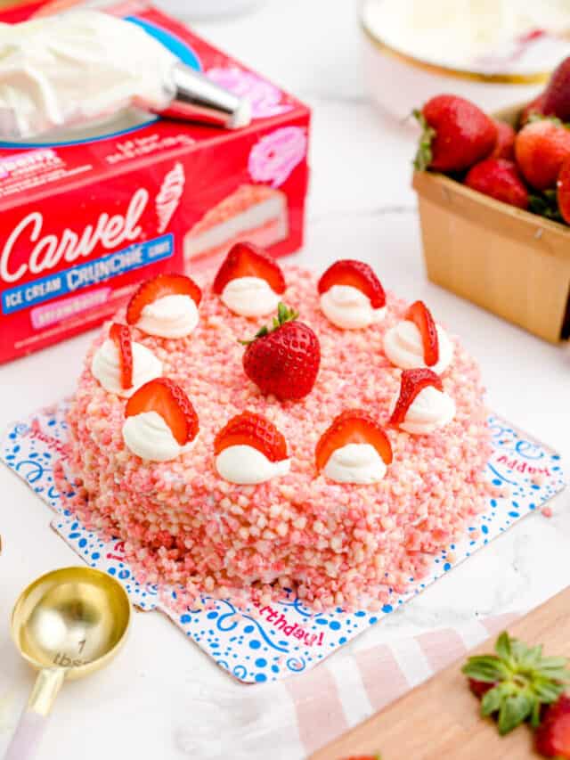 Strawberry Ice Cream Cake Story