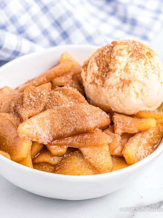 Baked Cinnamon Apples Story