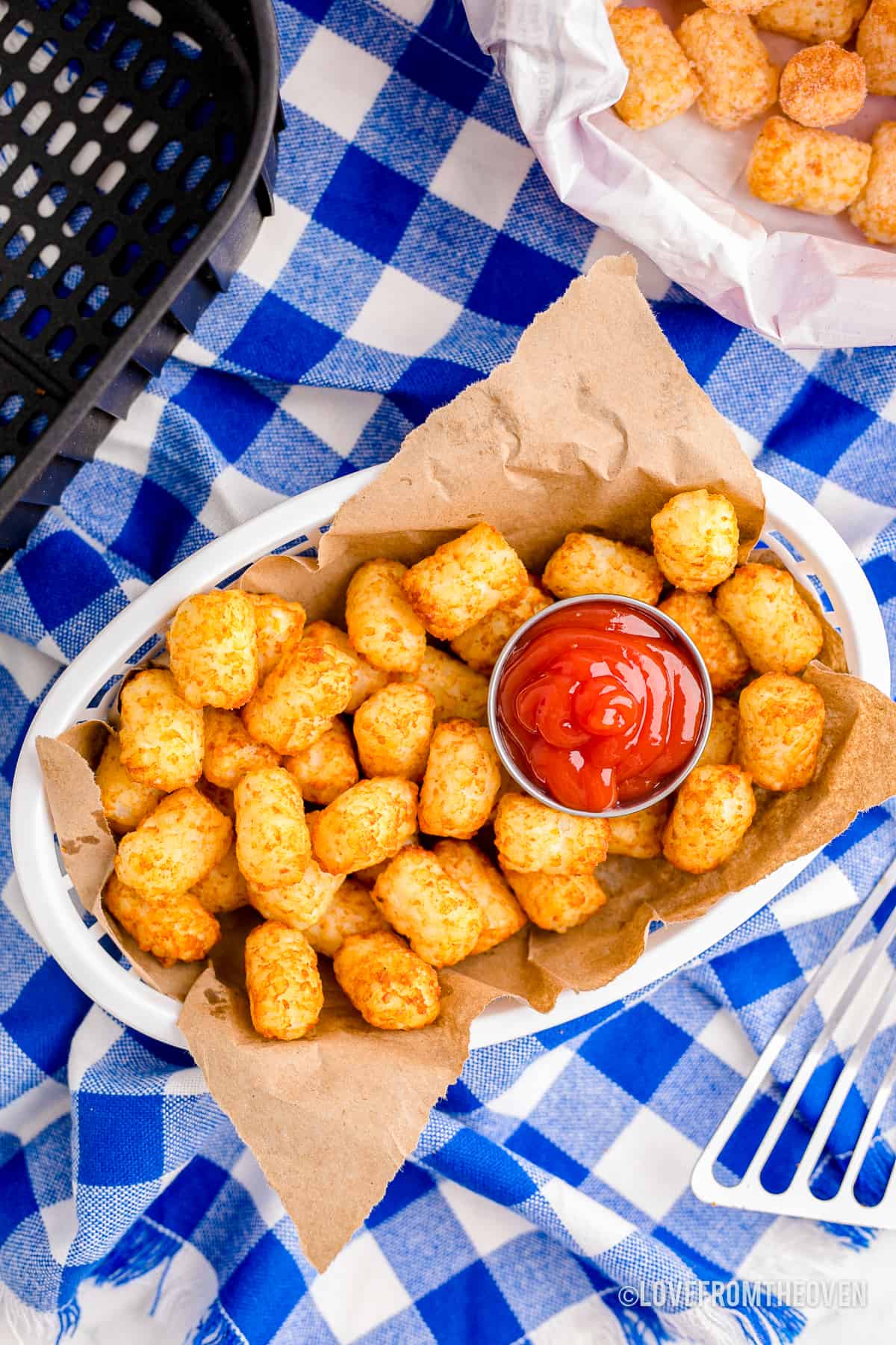 The Easiest Air Fryer Tater Tots {Super Crispy} - The Girl on Bloor