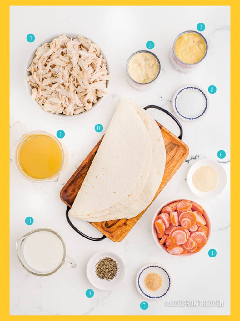 Chicken And Dumplings With Tortillas • Love From The Oven