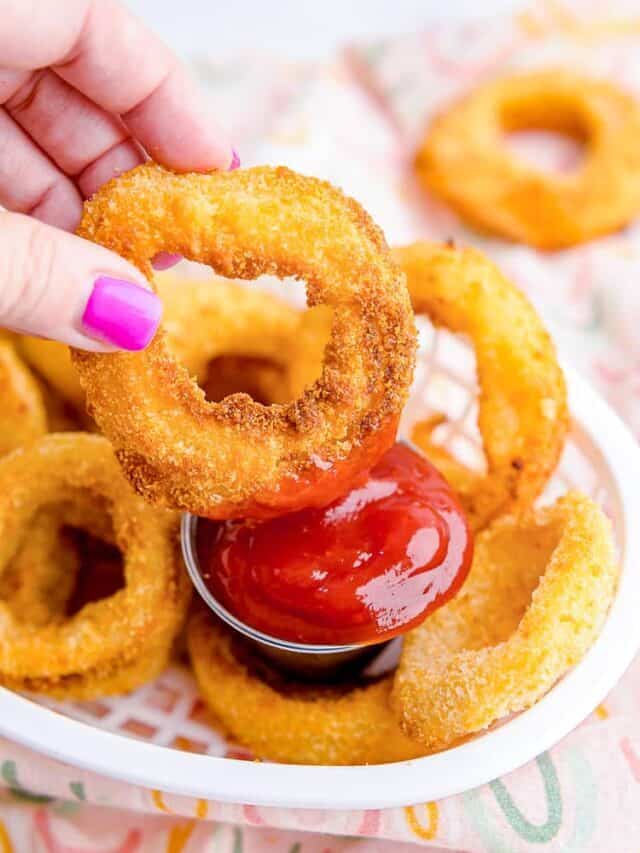 Frozen Onion Rings In The Air Fryer Story