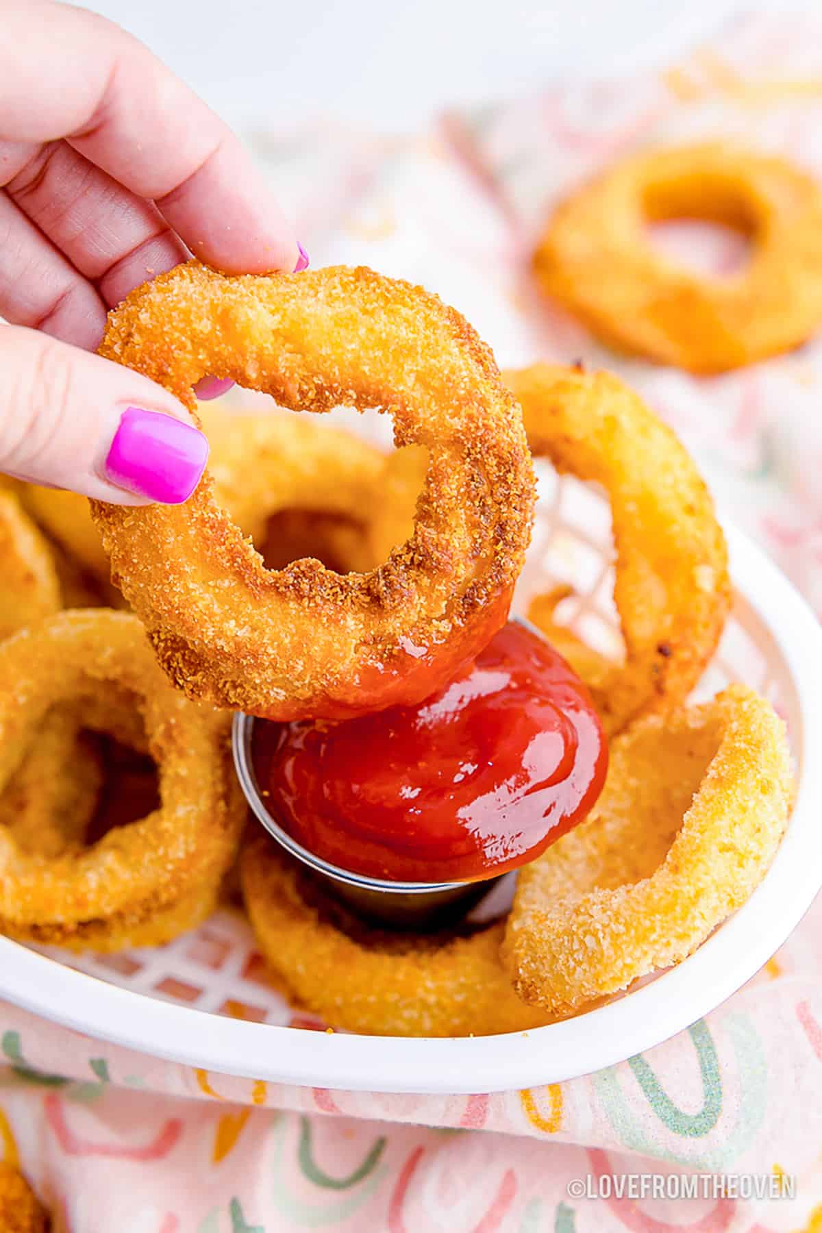 Air Fryer Frozen Onion Rings 