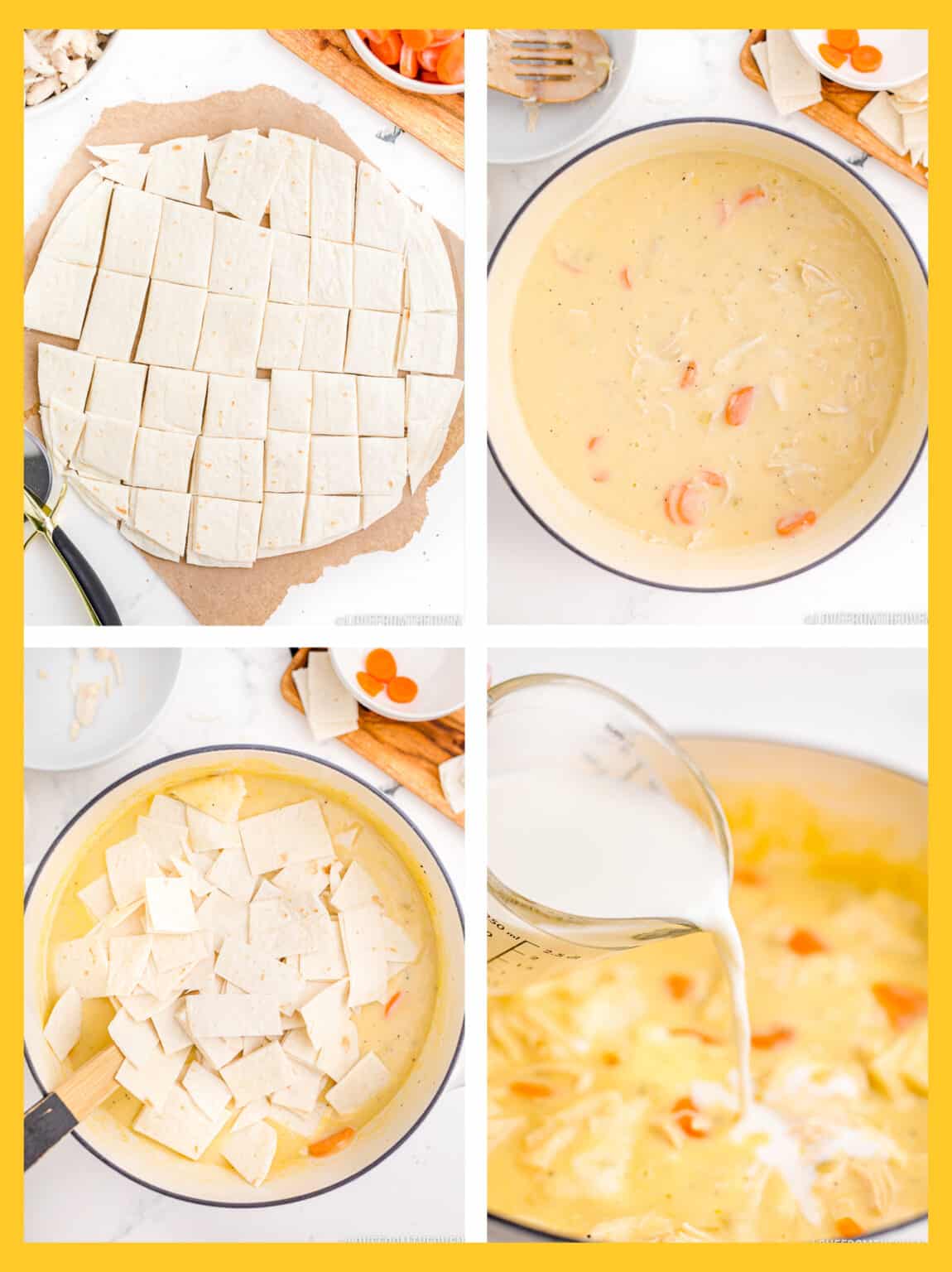 Chicken And Dumplings With Tortillas • Love From The Oven