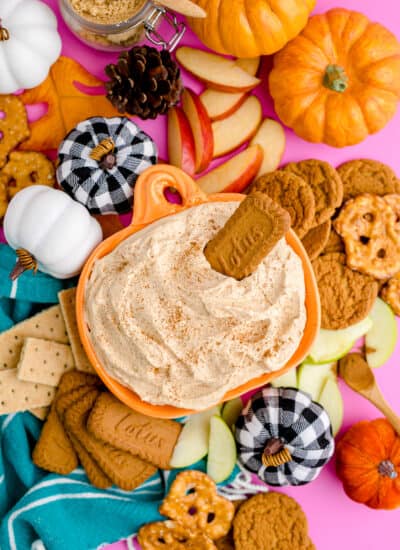 a photo of pumpkin dip