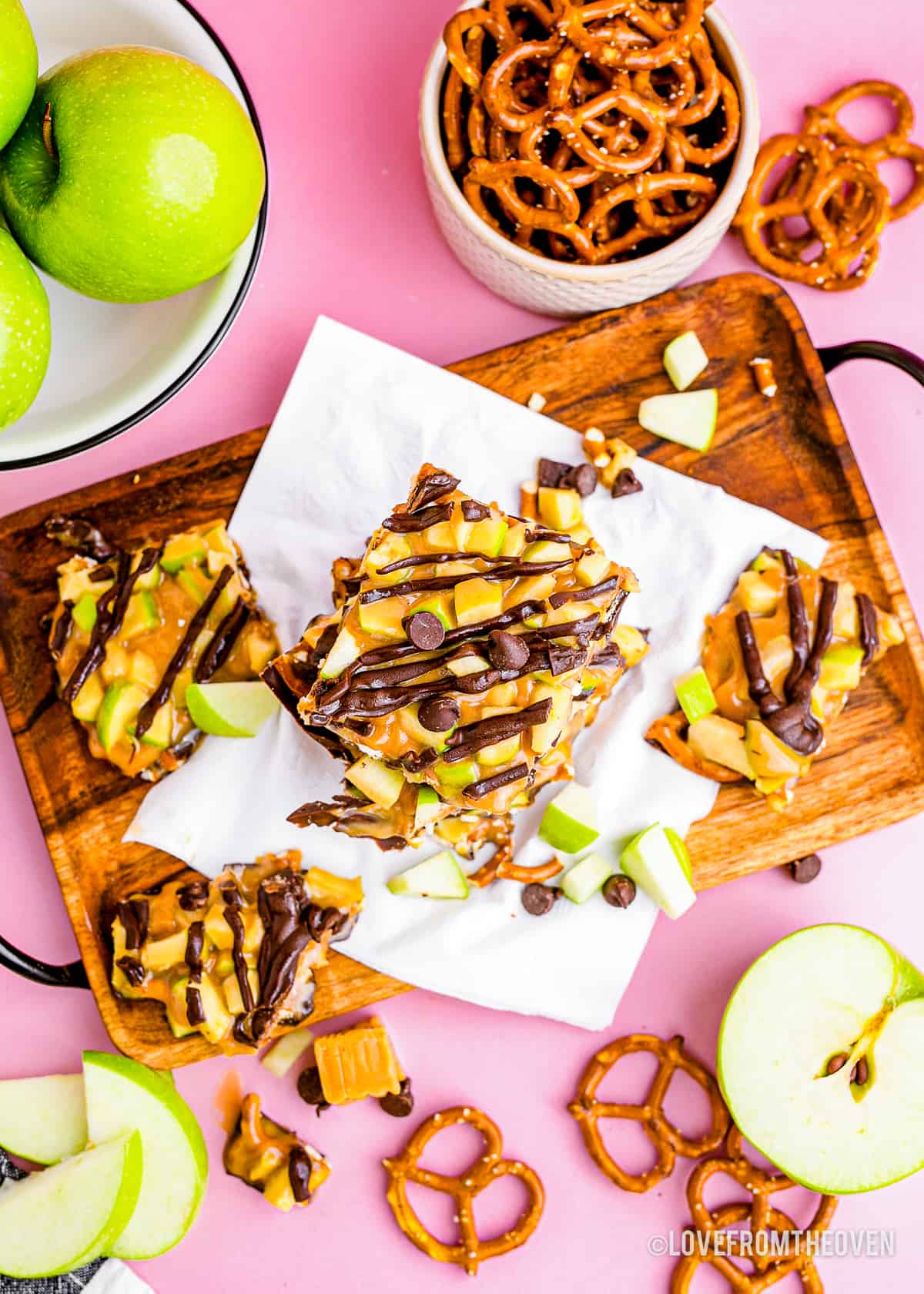 Caramel Apple Bark • Love From The Oven