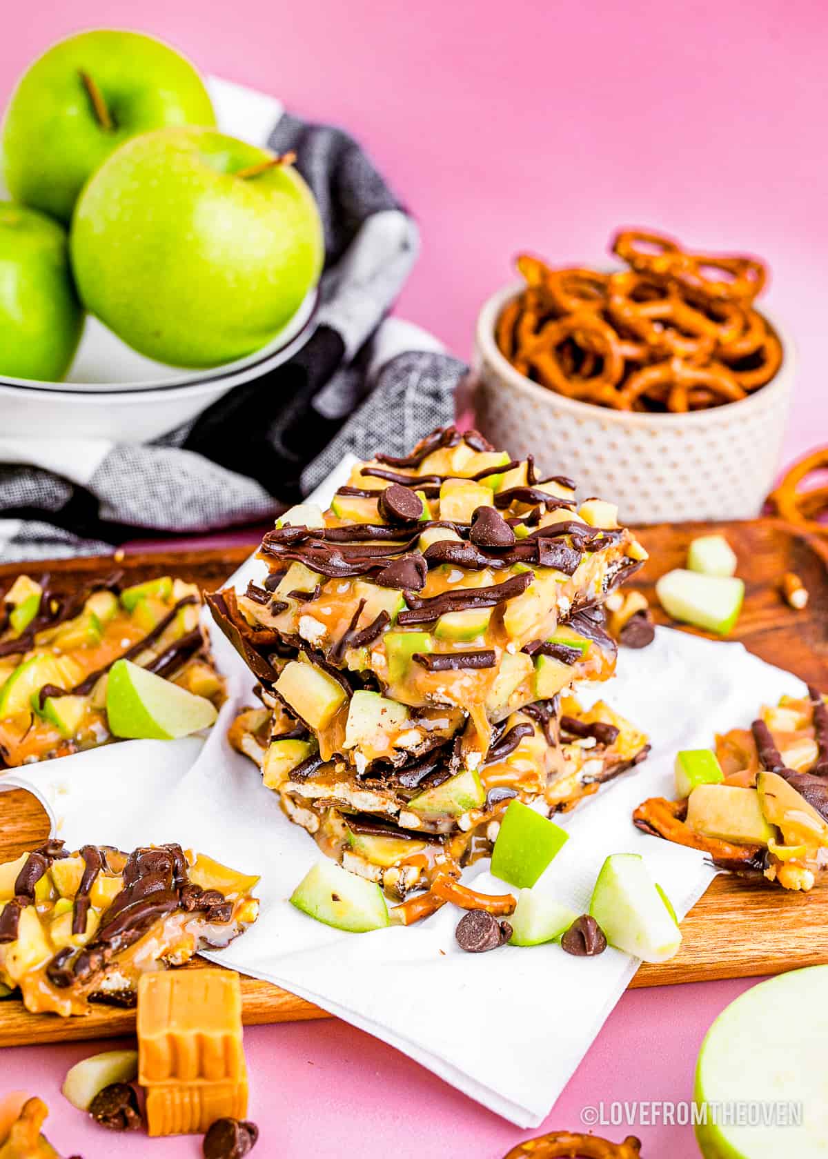 Caramel Apple Bark • Love From The Oven