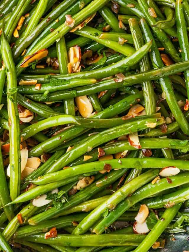 Green Beans Almondine Story