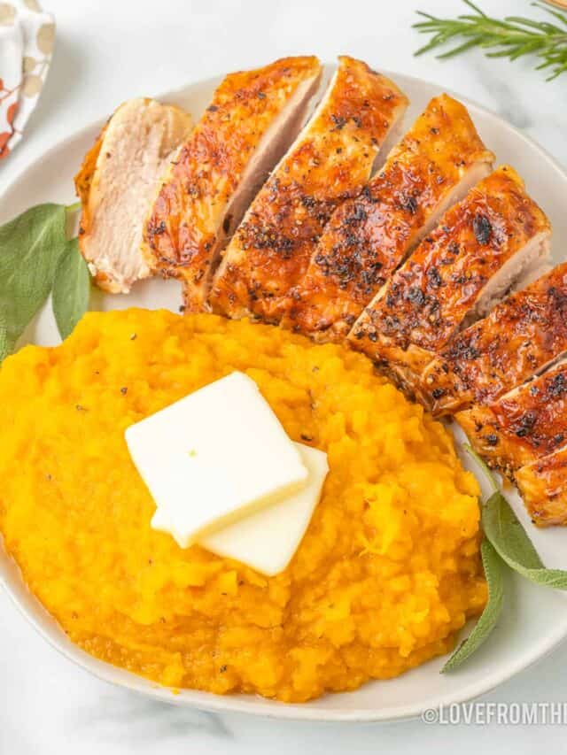 Mashed Butternut Squash Story