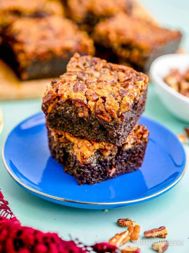 Pecan Pie Brownies Story