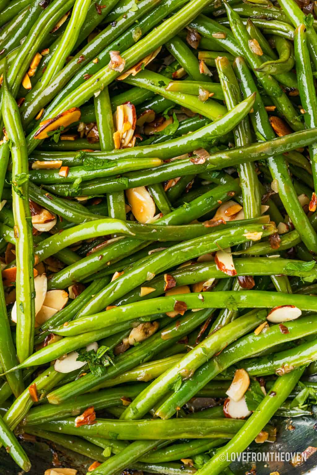 Green Beans Almondine • Love From The Oven
