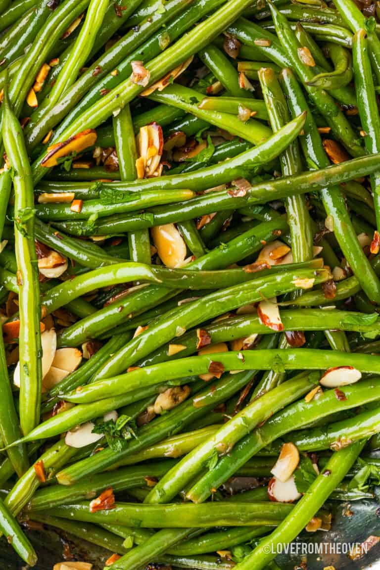 Green Beans Almondine • Love From The Oven